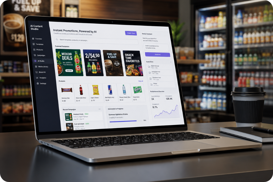 Instant Promotions with AI Content Studio
